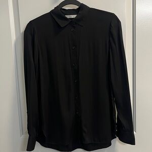 Vince Classic Black Blouse